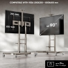 Onkron TV SET ACC MOBILE STAND/55-90"/CHAMPAGNE TS1871-C ONKRON