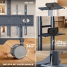 Onkron TV SET ACC MOBILE STAND/32-75"/GRAPHITE TS1571-G ONKRON