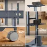 Onkron TV SET ACC MOBILE STAND/32-75"/GRAPHITE TS1571-G ONKRON