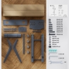 Onkron TV SET ACC MOBILE STAND/32-75"/GRAPHITE TS1571-G ONKRON