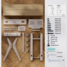 Onkron TV SET ACC MOBILE STAND/32-75"/CHAMPAGNE TS1571-C ONKRON