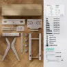 Onkron TV SET ACC MOBILE STAND/32-75"/CHAMPAGNE TS1571-C ONKRON