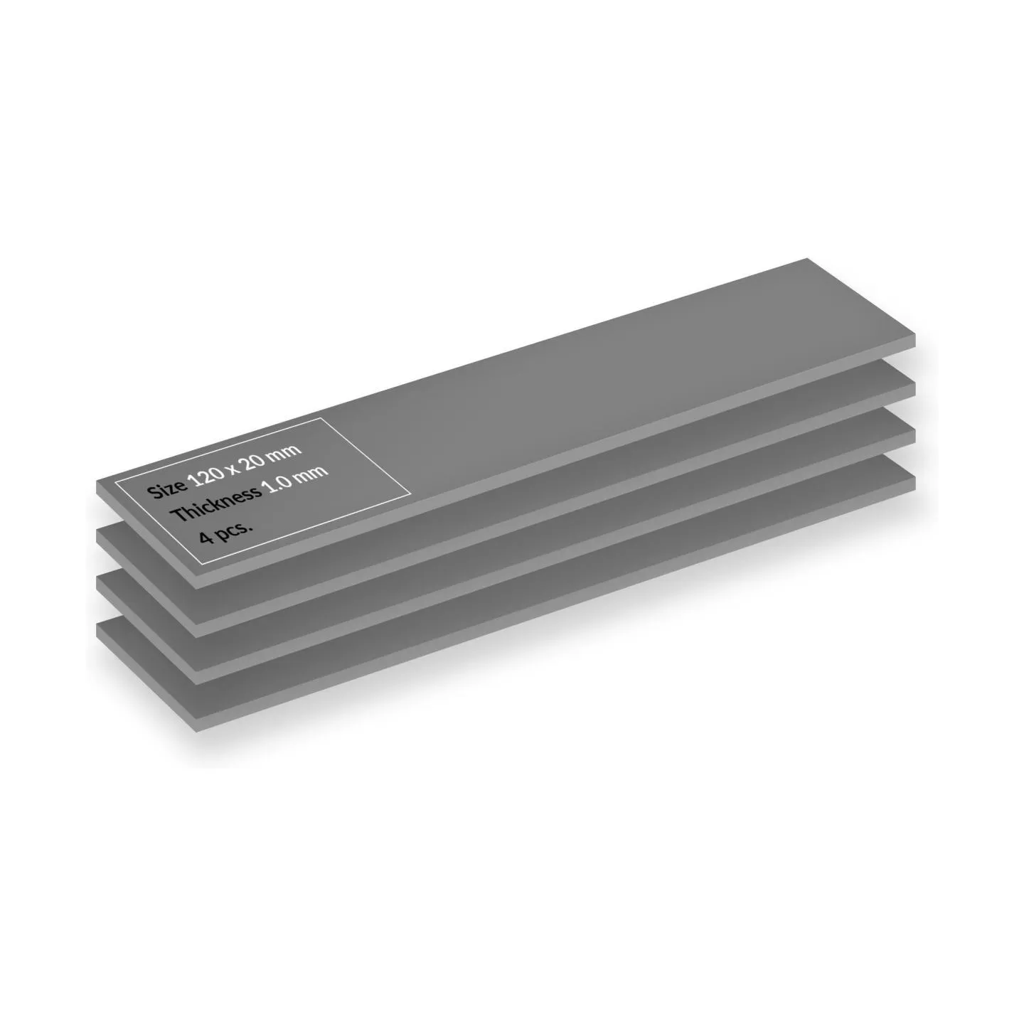Arctic CPU COOLER ACC THERMAL PAD 4PK/120X20X1.0 ACTPD00066A ARCTIC