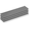 Arctic CPU COOLER ACC THERMAL PAD 4PK/120X20X1.0 ACTPD00066A ARCTIC