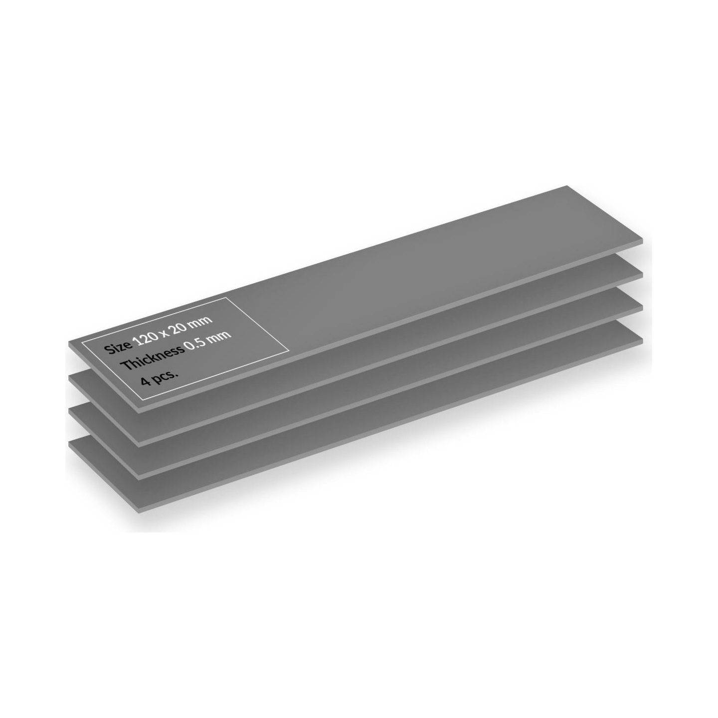 Arctic CPU COOLER ACC THERMAL PAD 4PK/120X20X0.5 ACTPD00065A ARCTIC