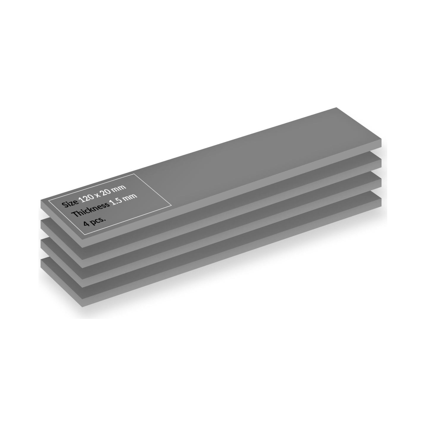Arctic CPU COOLER ACC THERMAL PAD 4PK/120X20X1.5 ACTPD00067A ARCTIC