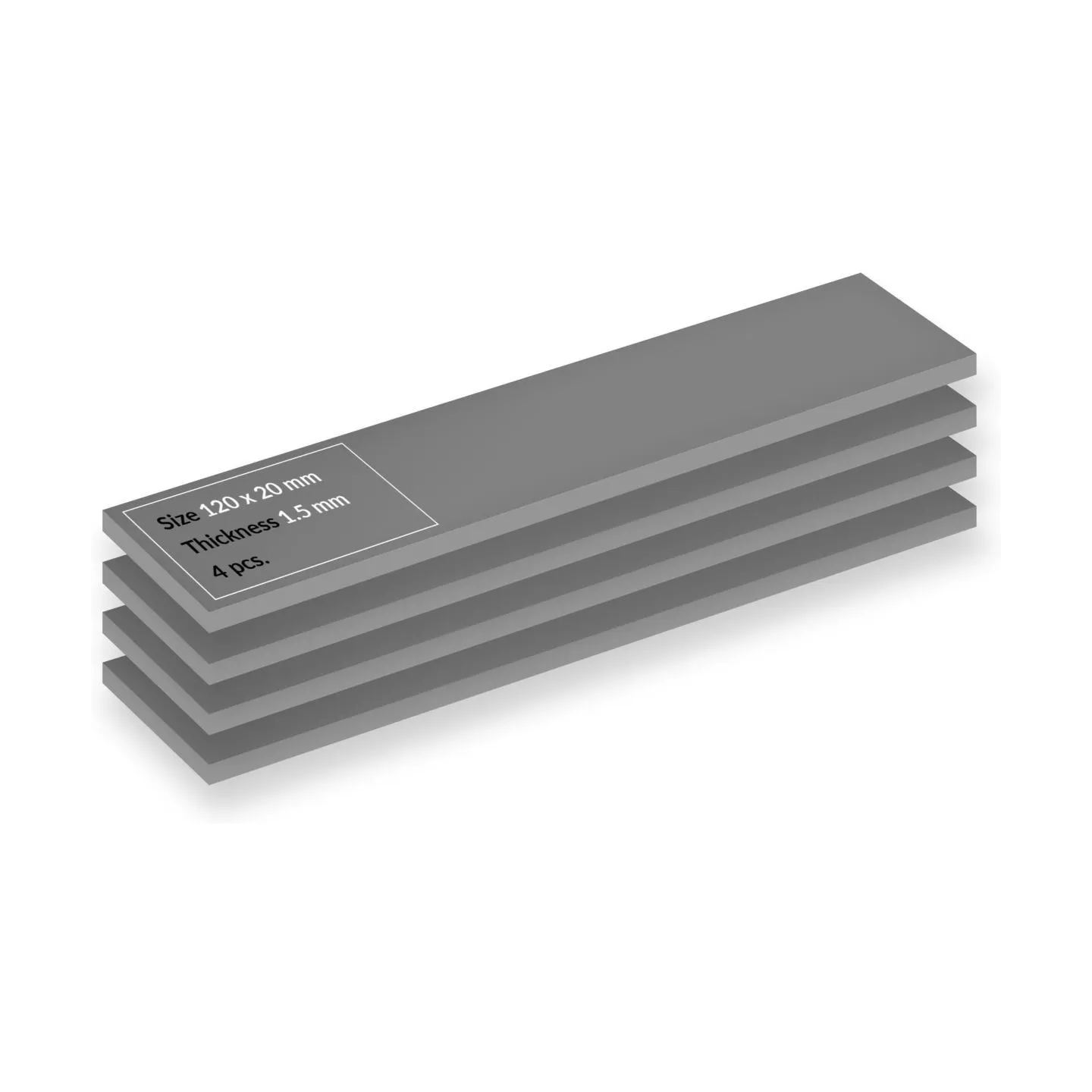 Arctic CPU COOLER ACC THERMAL PAD 4PK/120X20X1.5 ACTPD00067A ARCTIC