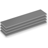 Arctic CPU COOLER ACC THERMAL PAD 4PK/120X20X1.5 ACTPD00067A ARCTIC