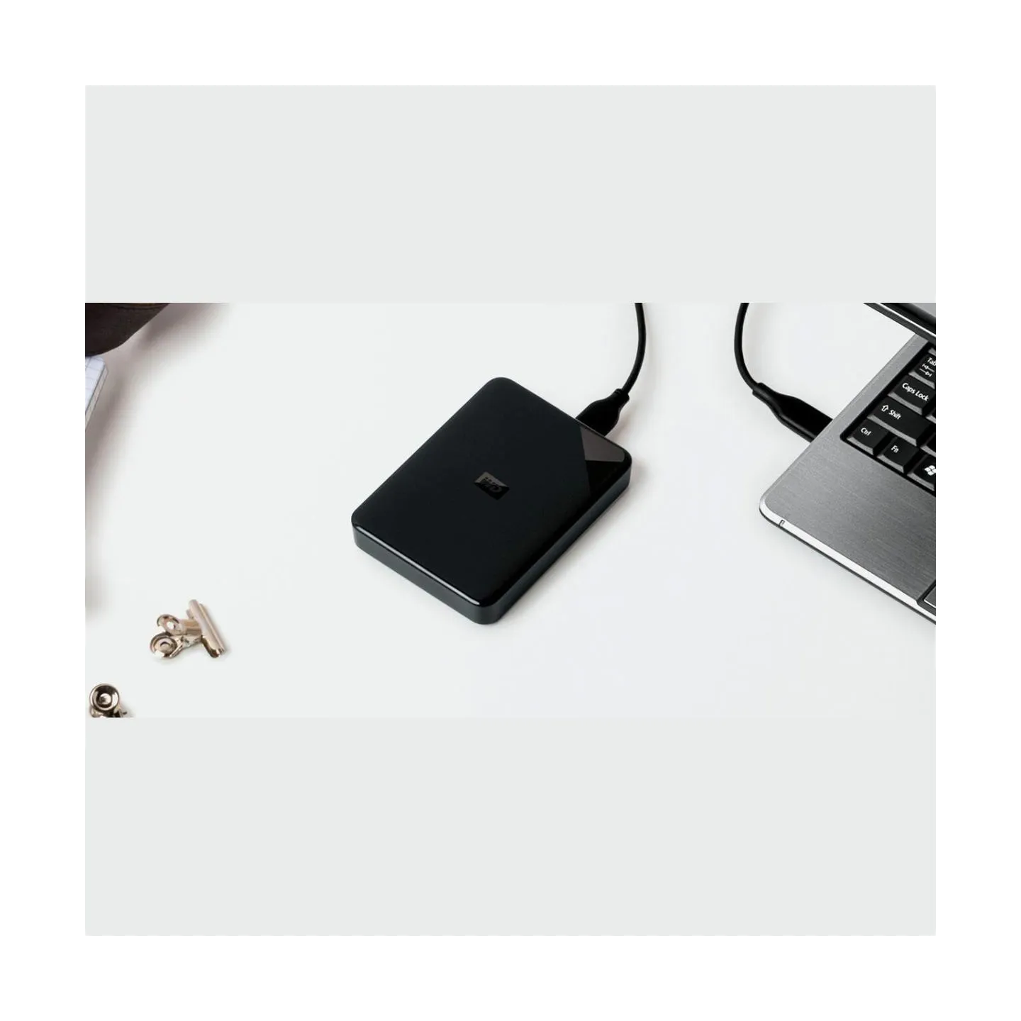WD External HDD|WESTERN DIGITAL|5000 GB|Colour Black|WDBJRT0050BBK-WESN
