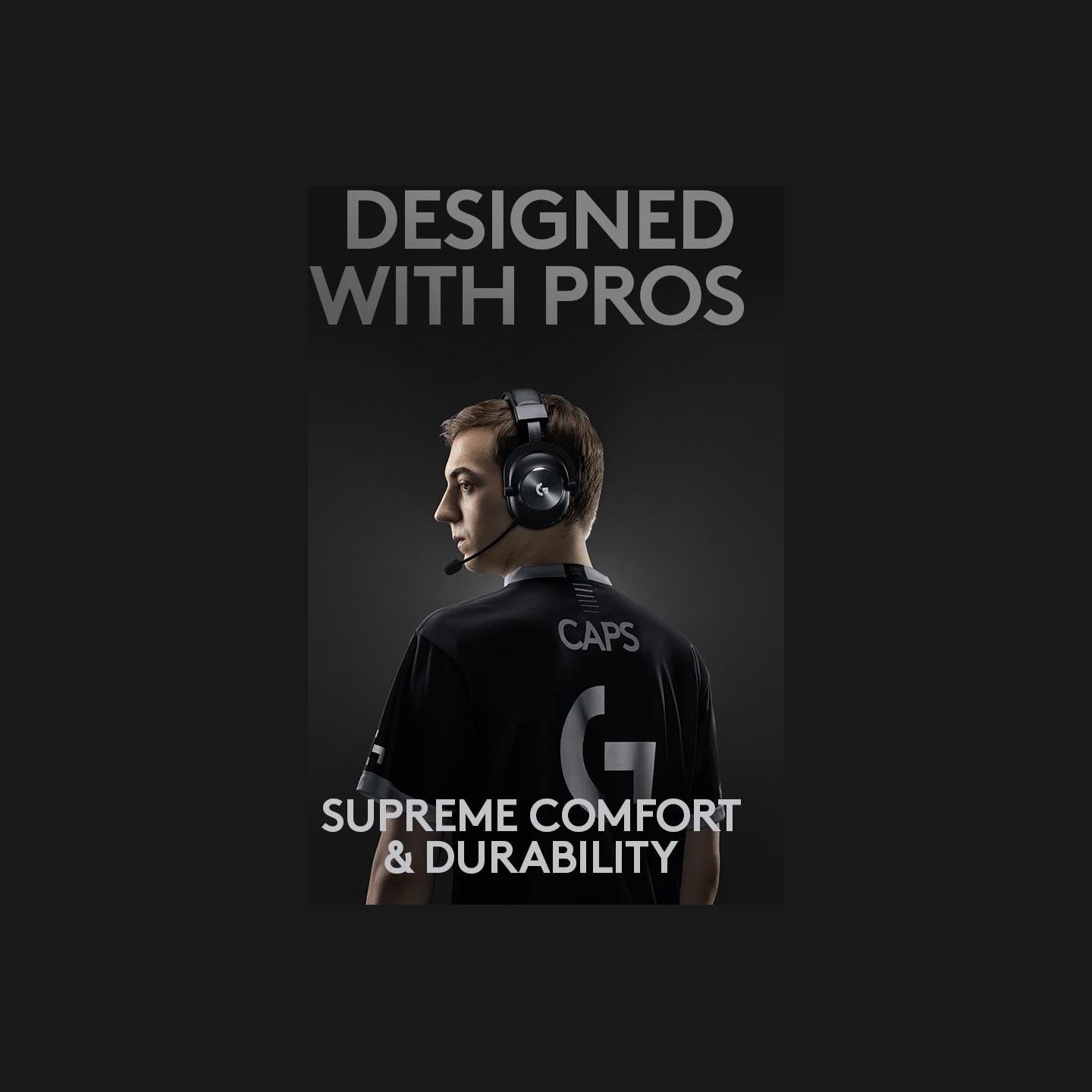 Logitech G PRO X LIGHTSPEED Wireless Gaming Headset - Blue Mic - BLACK