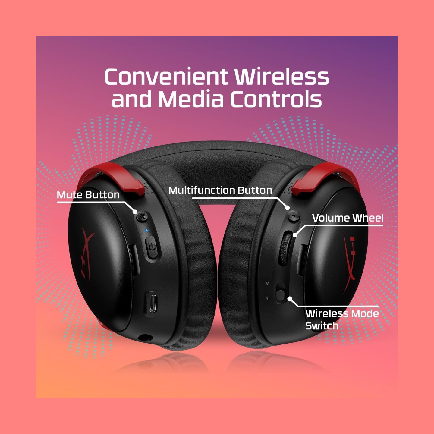 Hyperx HEADSET HYPERX CLOUD III S WRL/WL BK GAM A59YZAA HYPERX