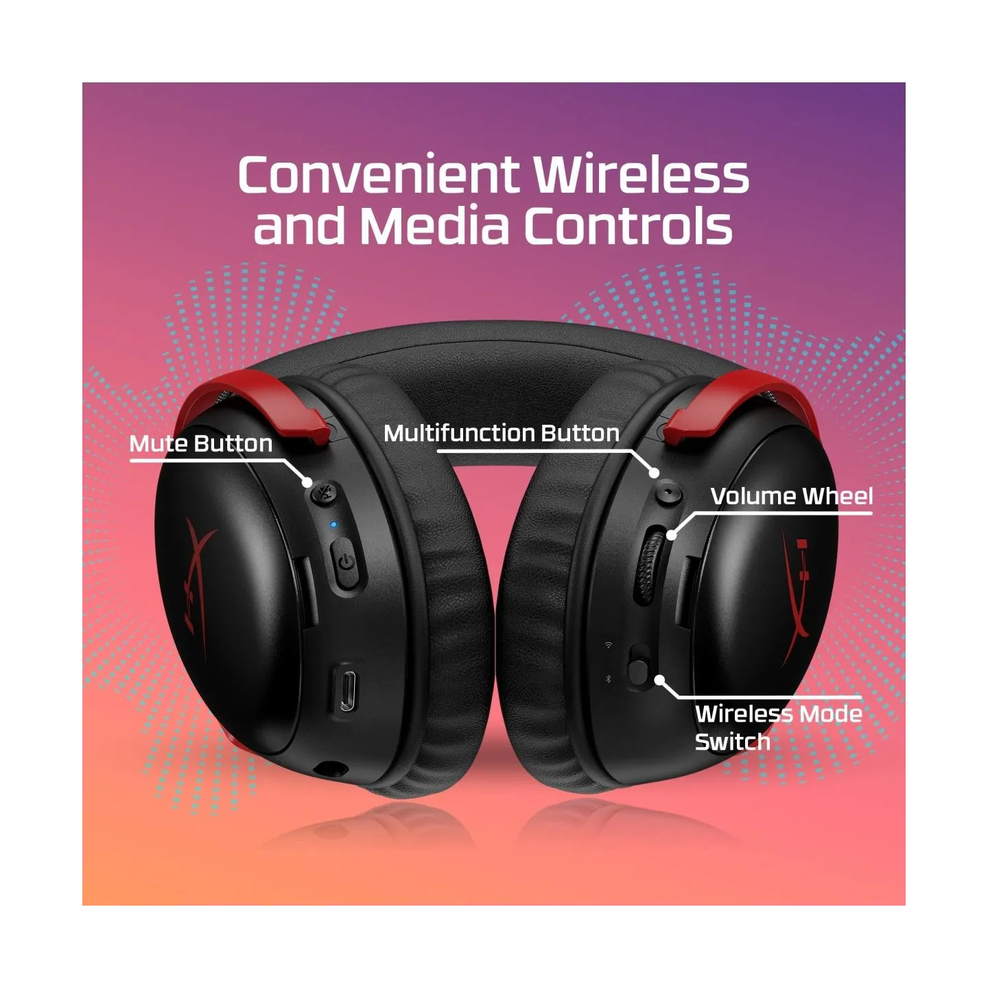Hyperx HEADSET HYPERX CLOUD III S WRL/WL BK GAM A59YZAA HYPERX
