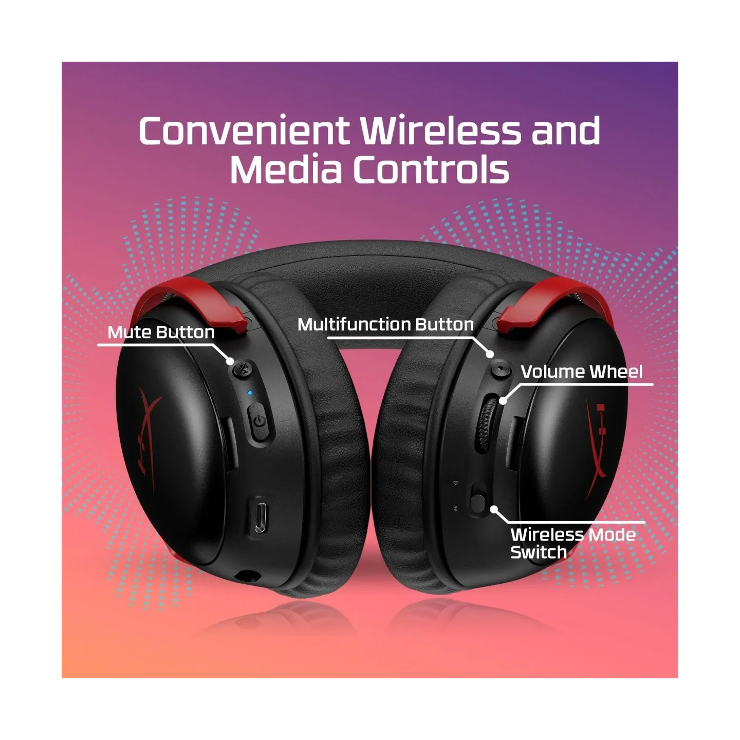 Hyperx HEADSET HYPERX CLOUD III S WRL/WL BK GAM A59YZAA HYPERX
