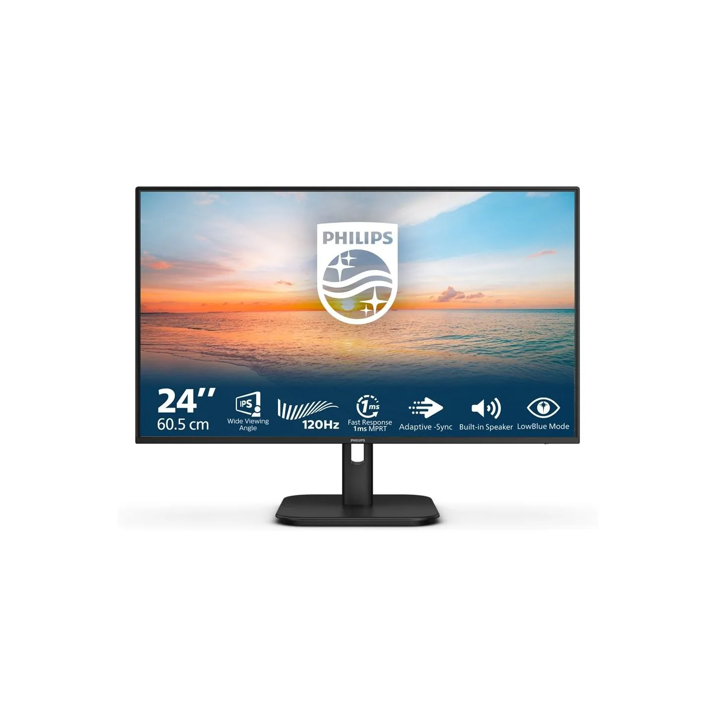 Philips Monitor 24E1N1200A IPS 100Hz HDMI DP VGA Speakers