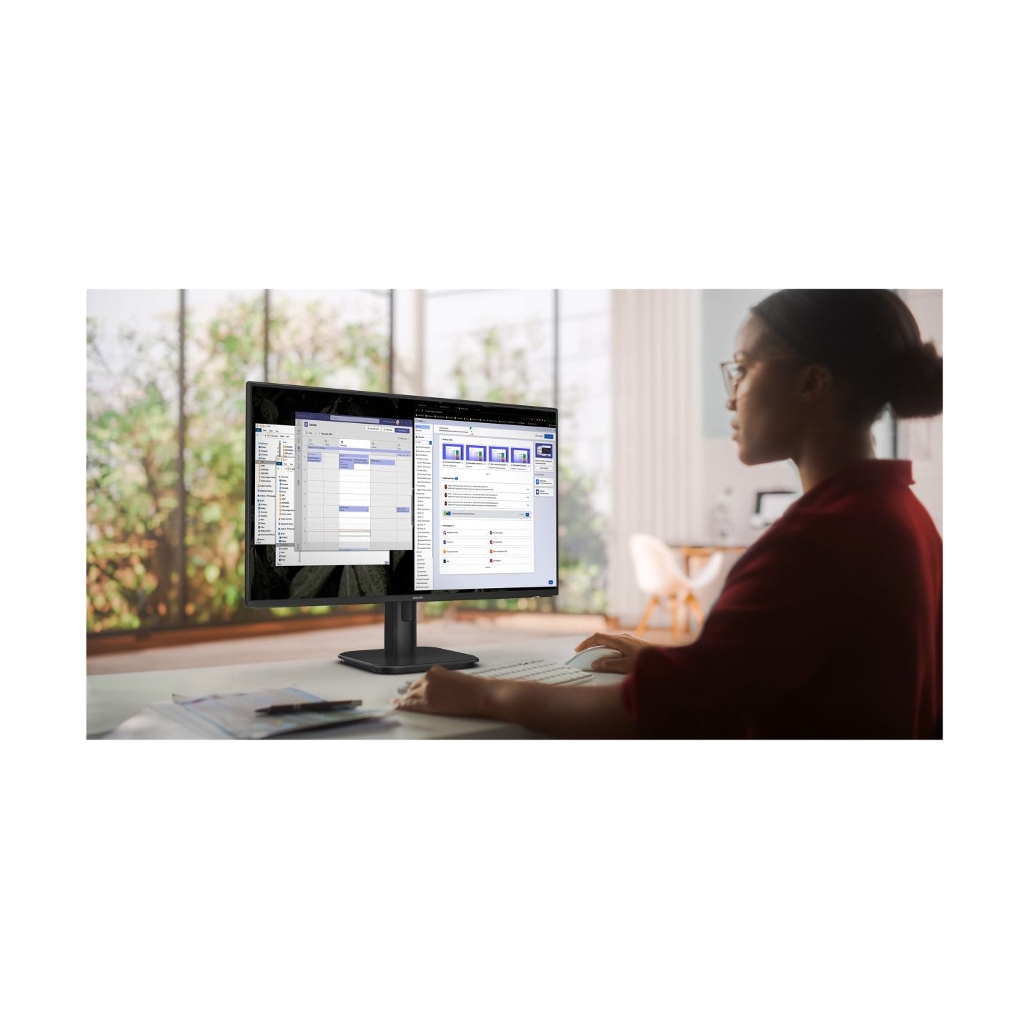 Philips Monitor 24E1N1200A IPS 100Hz HDMI DP VGA Speakers