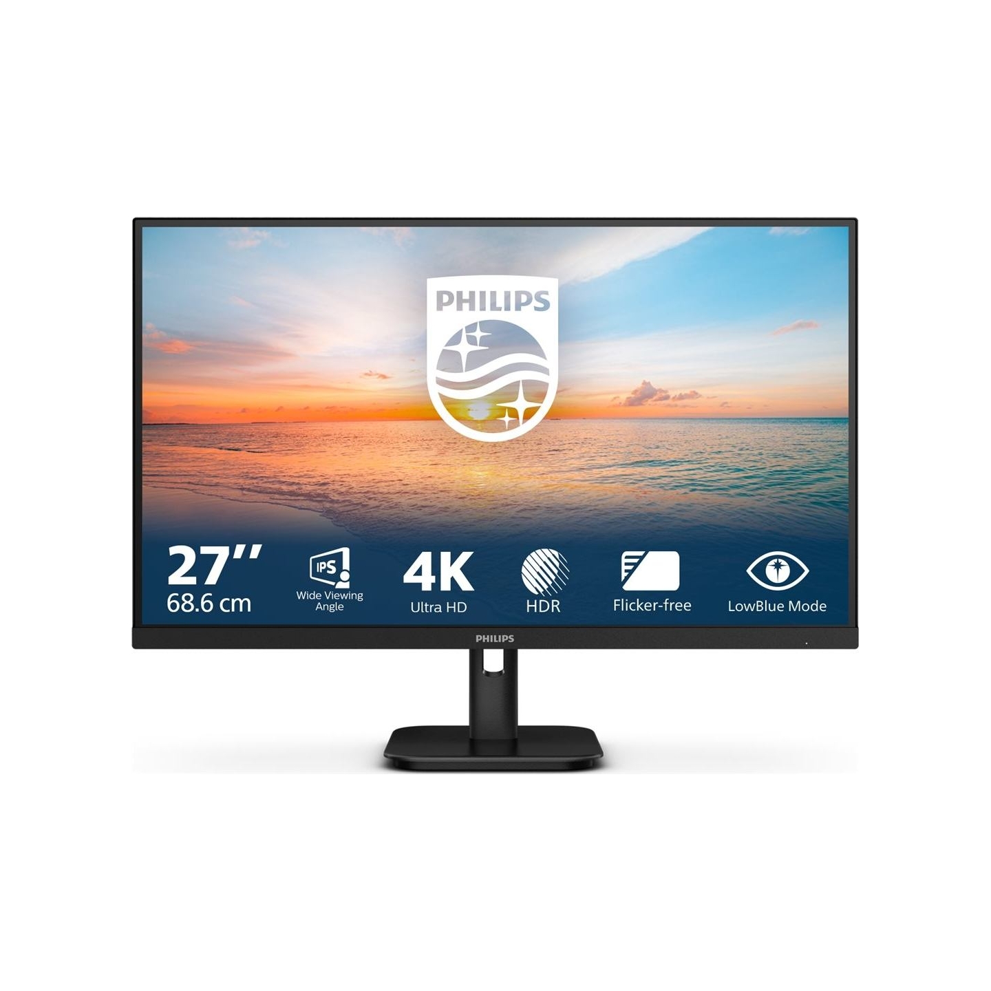 Philips Display 27E1N1800A 27-inch IPS 4K HDMIx2 DP Speakers