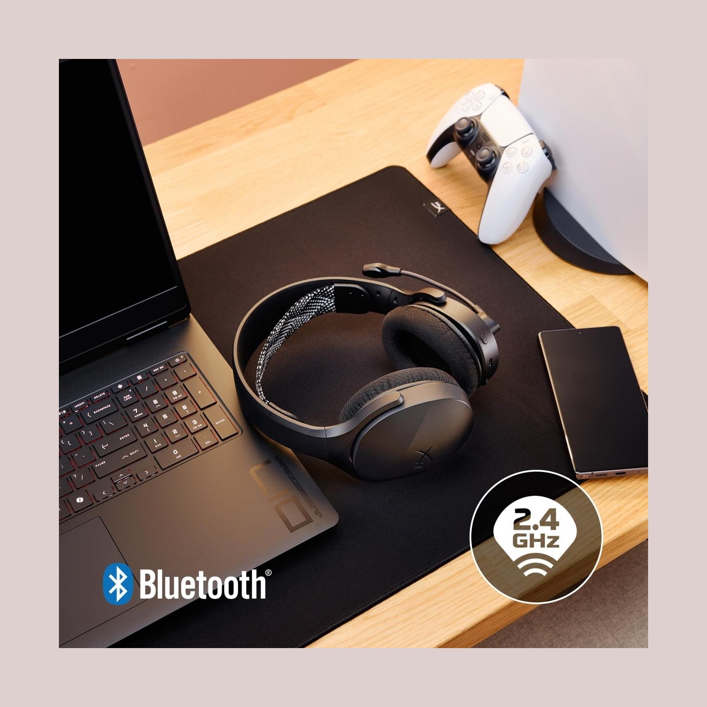 Hyperx Headset HyperX Cloud Jet Wireless Black Gaming AJ0T1AA