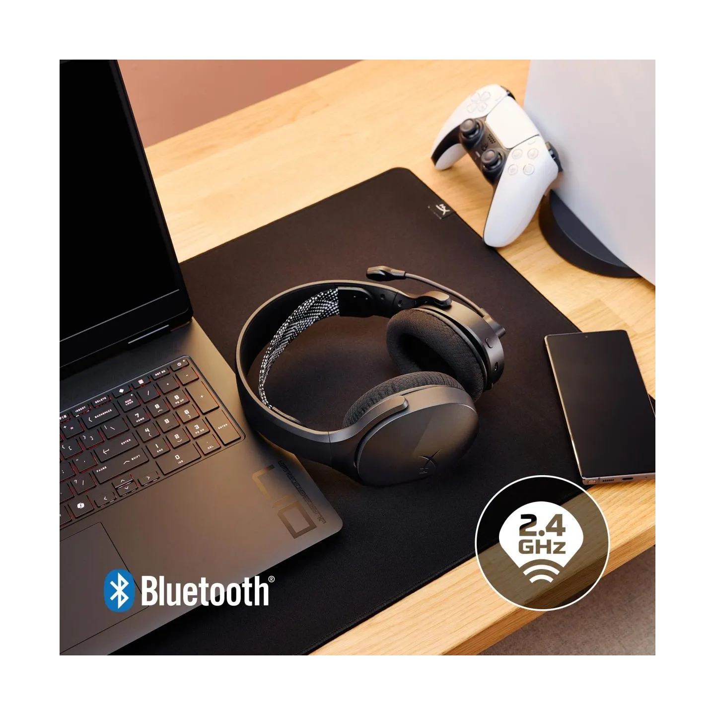 Hyperx Headset HyperX Cloud Jet Wireless Black Gaming AJ0T1AA