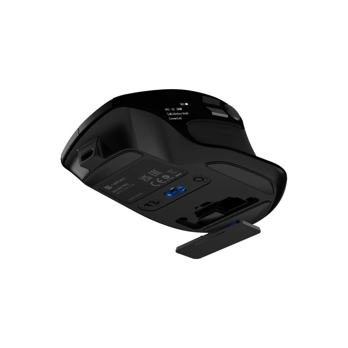 Natec Mouse | Jaguar Pro | Wireless | 2.4 GHz, Bluetooth | Black