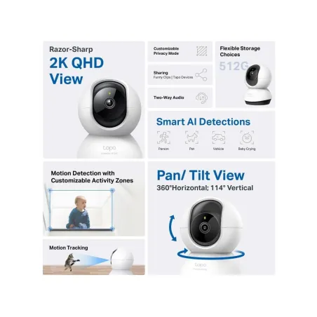 Tp-Link WRL CAMERA PAN/TILT/TAPO C220 TP-LINK