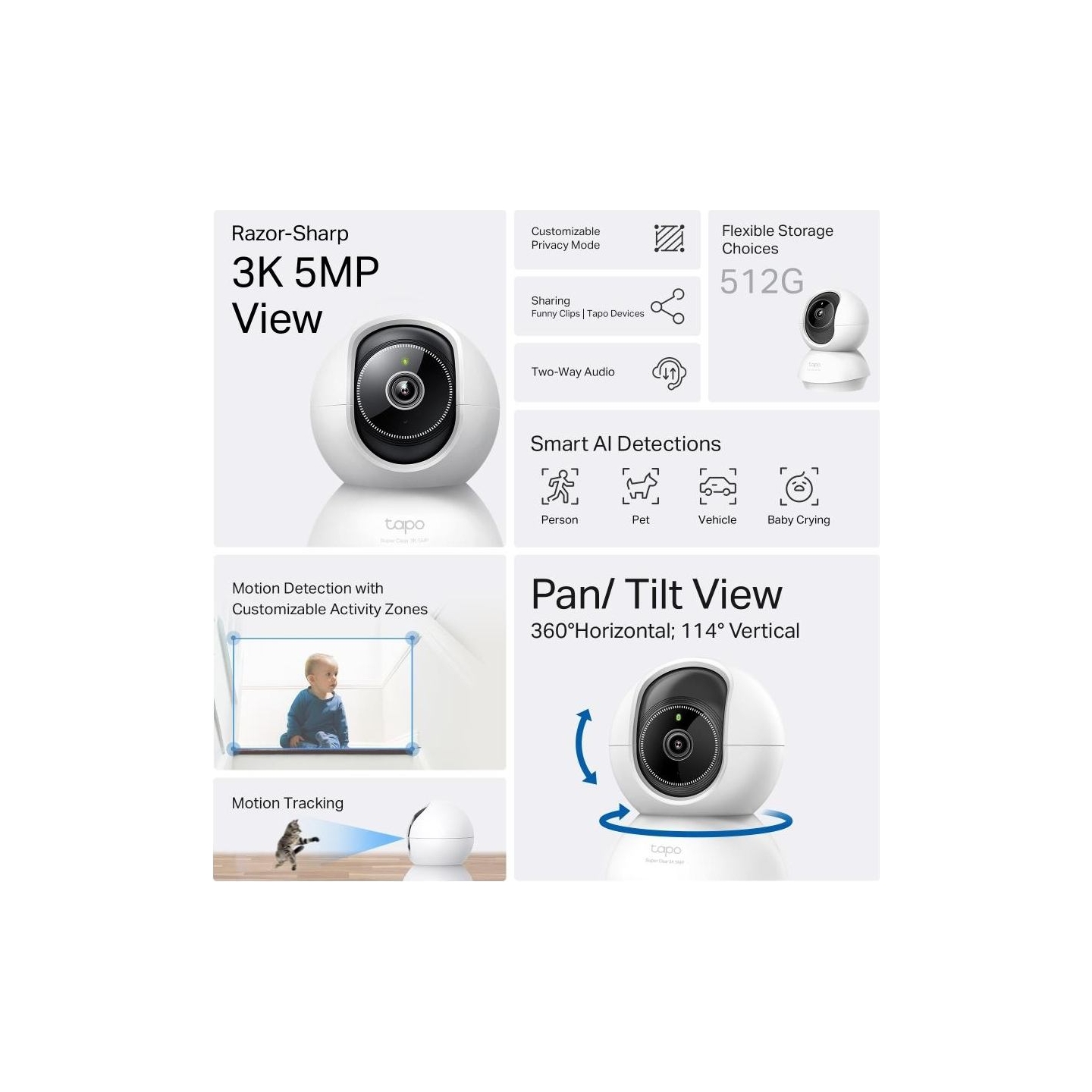 Tp-Link WRL CAMERA PAN/TILT/TAPO C230 TP-LINK