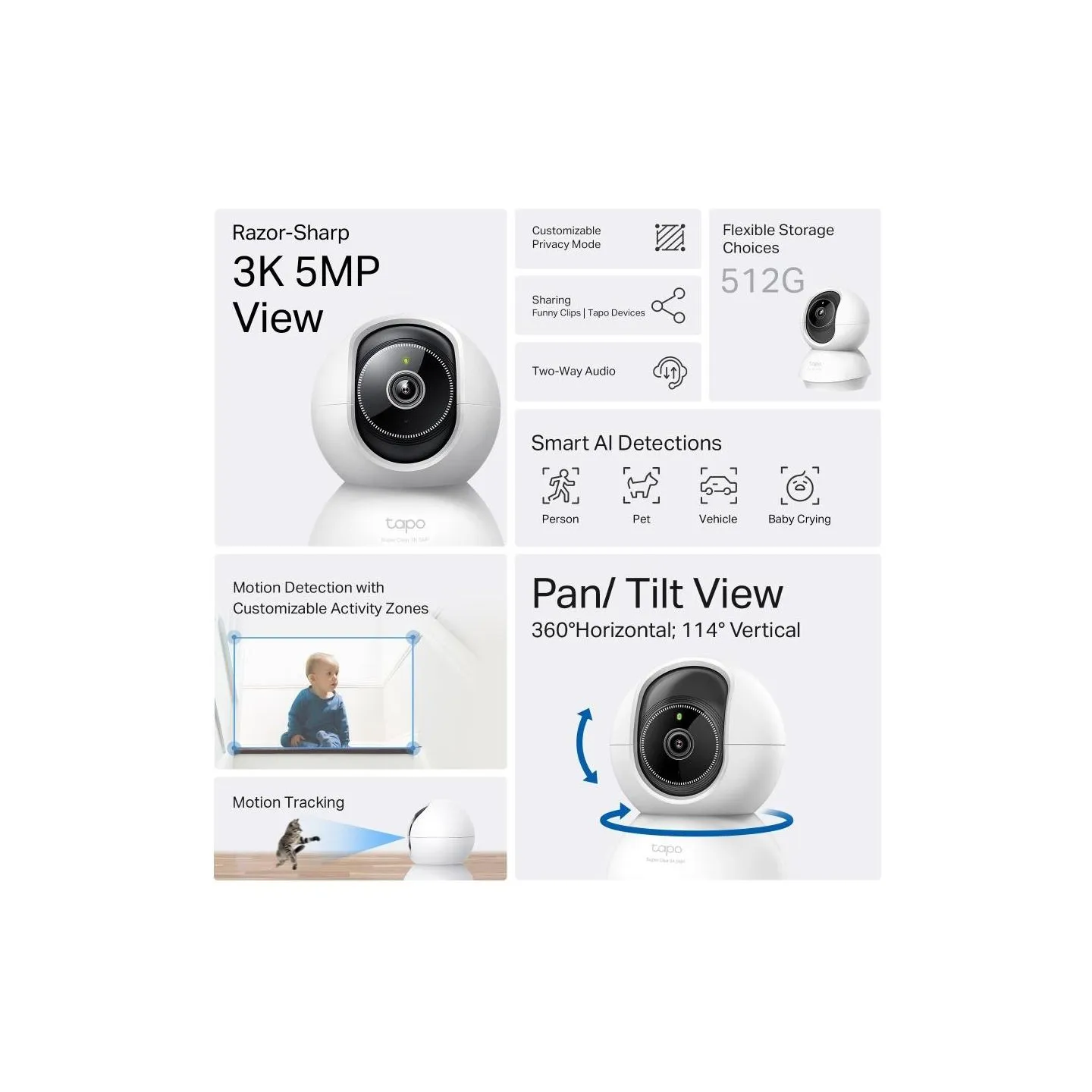 Tp-Link WRL CAMERA PAN/TILT/TAPO C230 TP-LINK