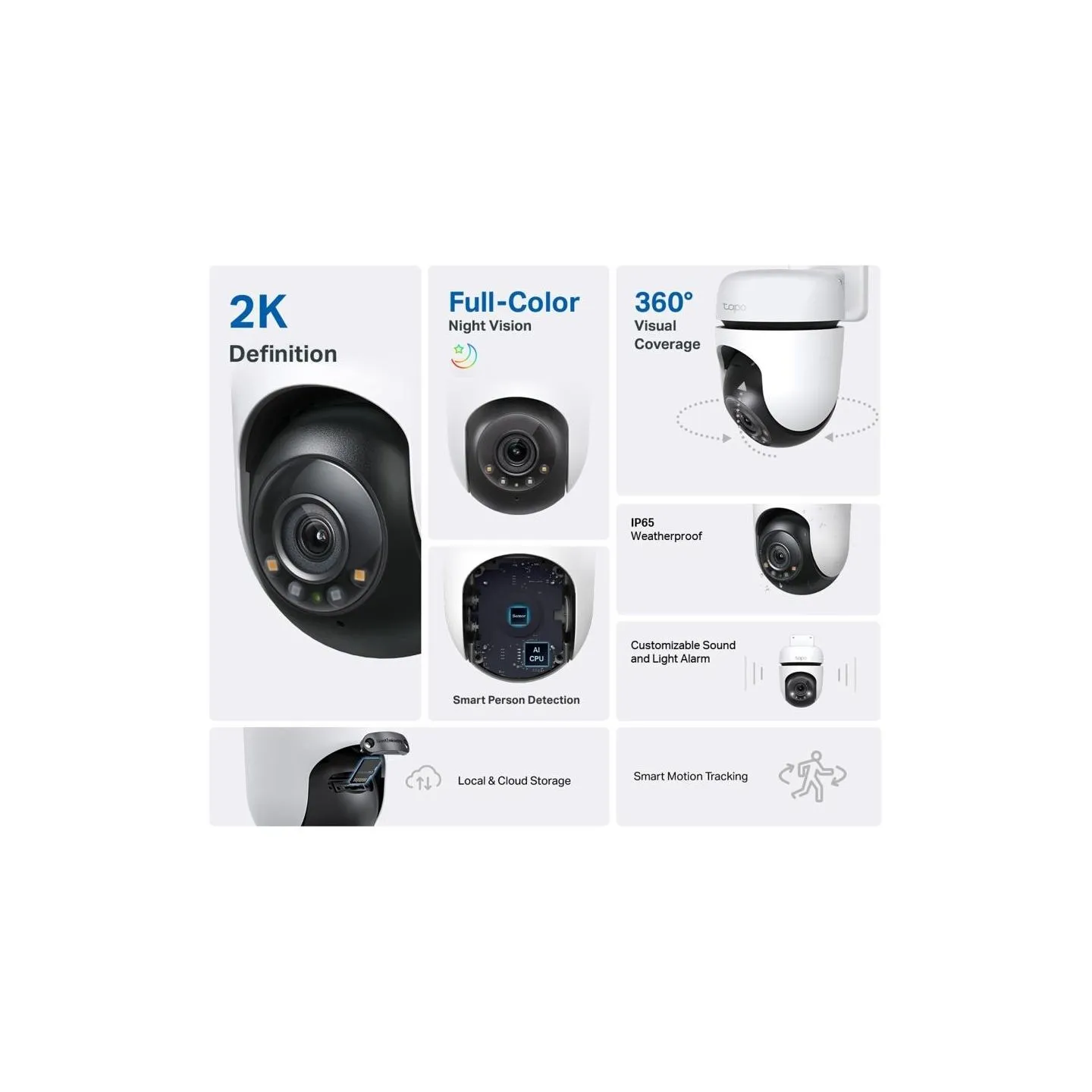 Tp-Link WRL CAMERA 1080P PAN/TILT/TAPO C510W TP-LINK