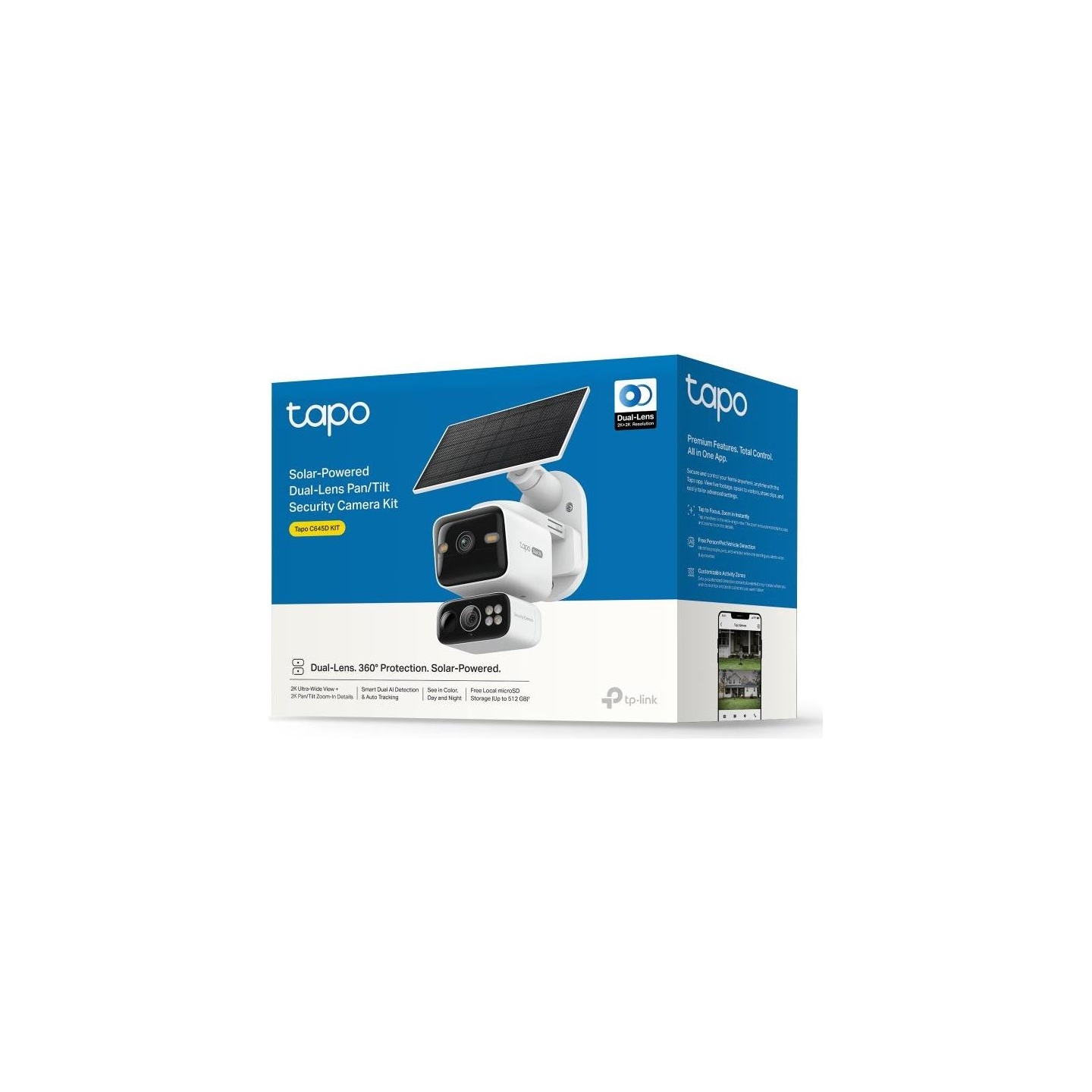 Tp-Link WRL CAMERA PAN/TILT/DUAL TAPO C645D KIT TP-LINK