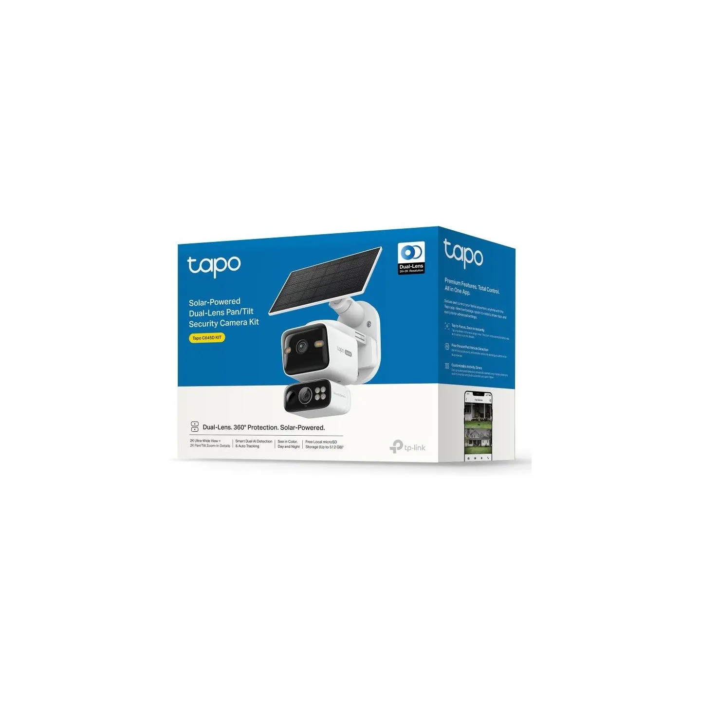 Tp-Link WRL CAMERA PAN/TILT/DUAL TAPO C645D KIT TP-LINK
