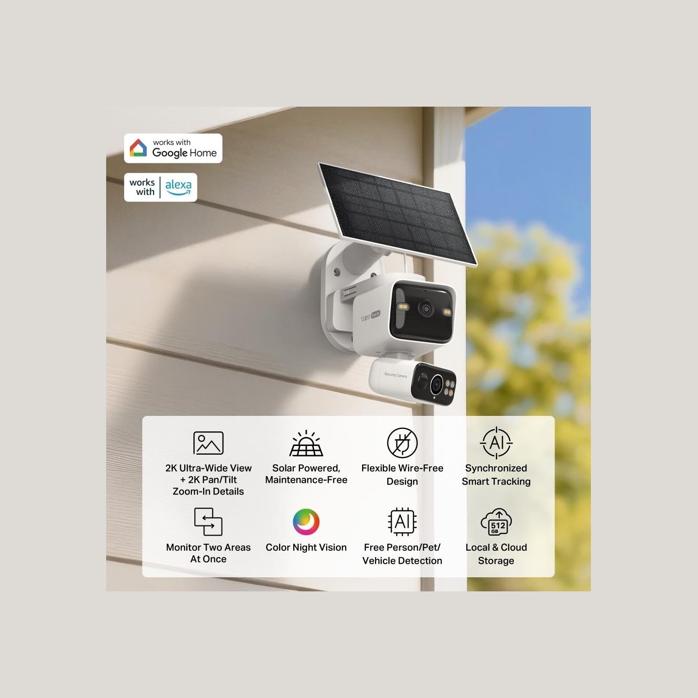 Tp-Link WRL CAMERA PAN/TILT/DUAL TAPO C645D KIT TP-LINK