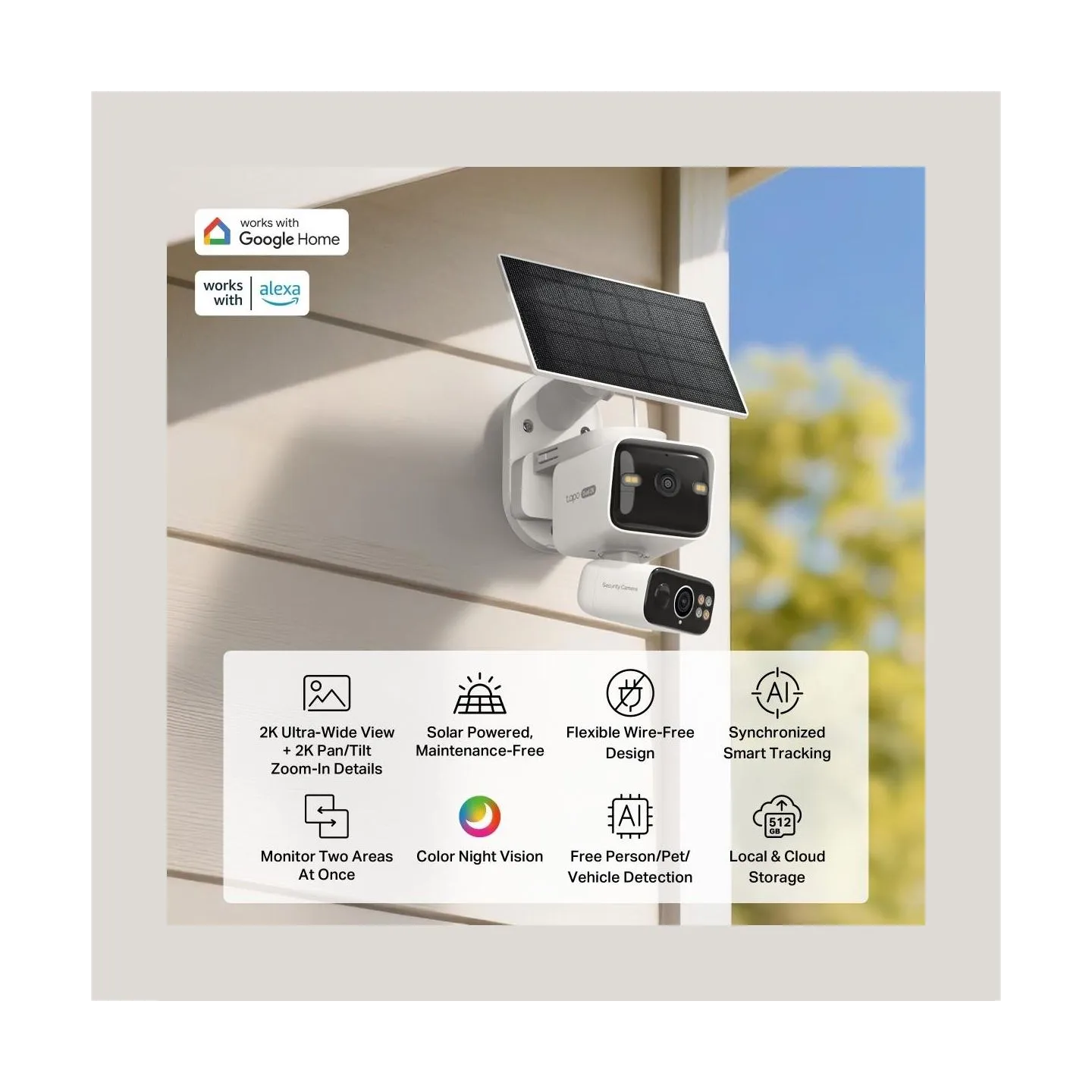 Tp-Link WRL CAMERA PAN/TILT/DUAL TAPO C645D KIT TP-LINK