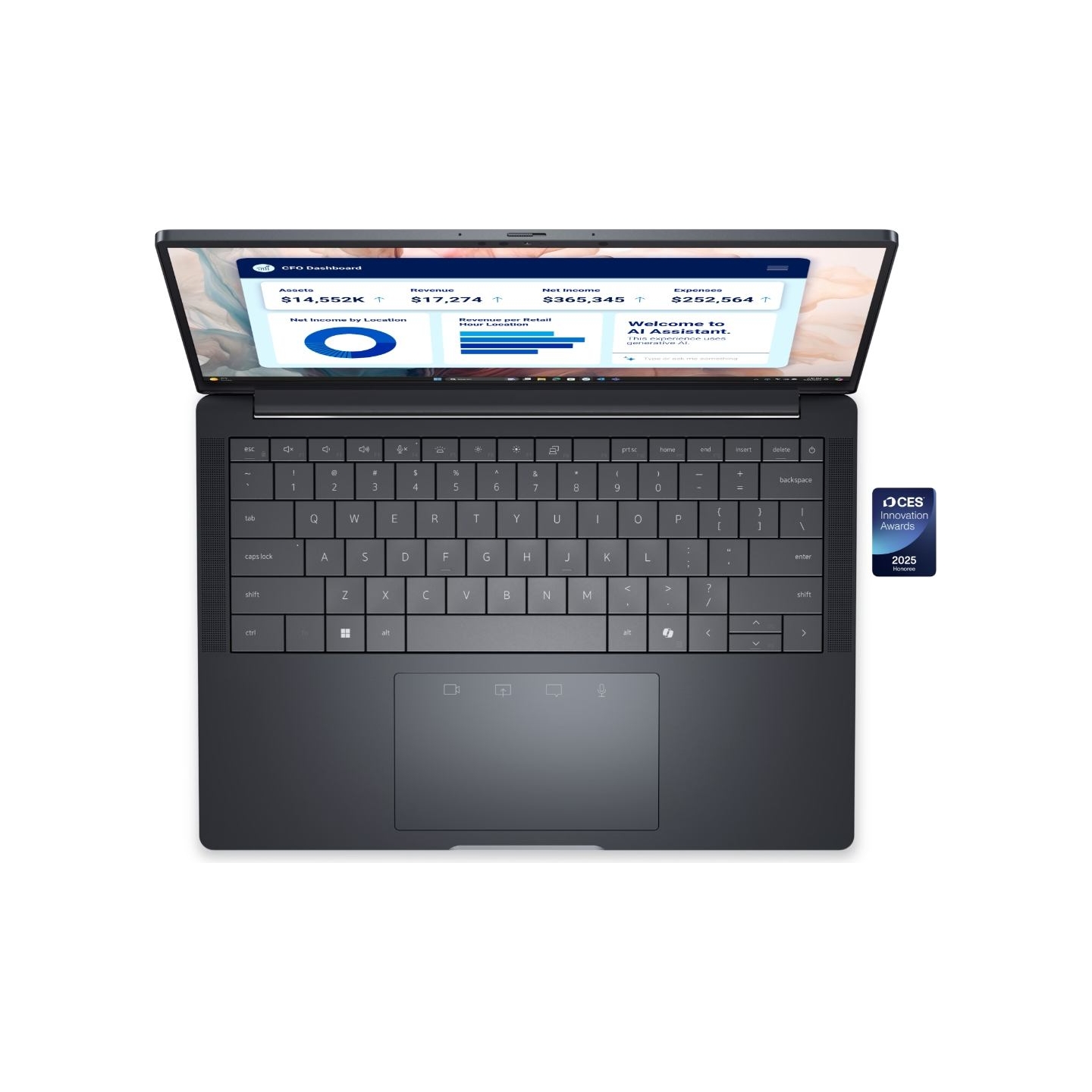 Dell Pro Premium 14 PA14250 | 14 " | FHD+ | Anti-glare | Intel Core Ultra 7 | 266V | 16 GB | LPDDR5x | Solid-state drive capacit