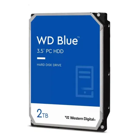 WD HDD|WESTERN DIGITAL|Blue|2TB|SATA 3.0|64 MB|5400 rpm|3,5"|WD20EARZ