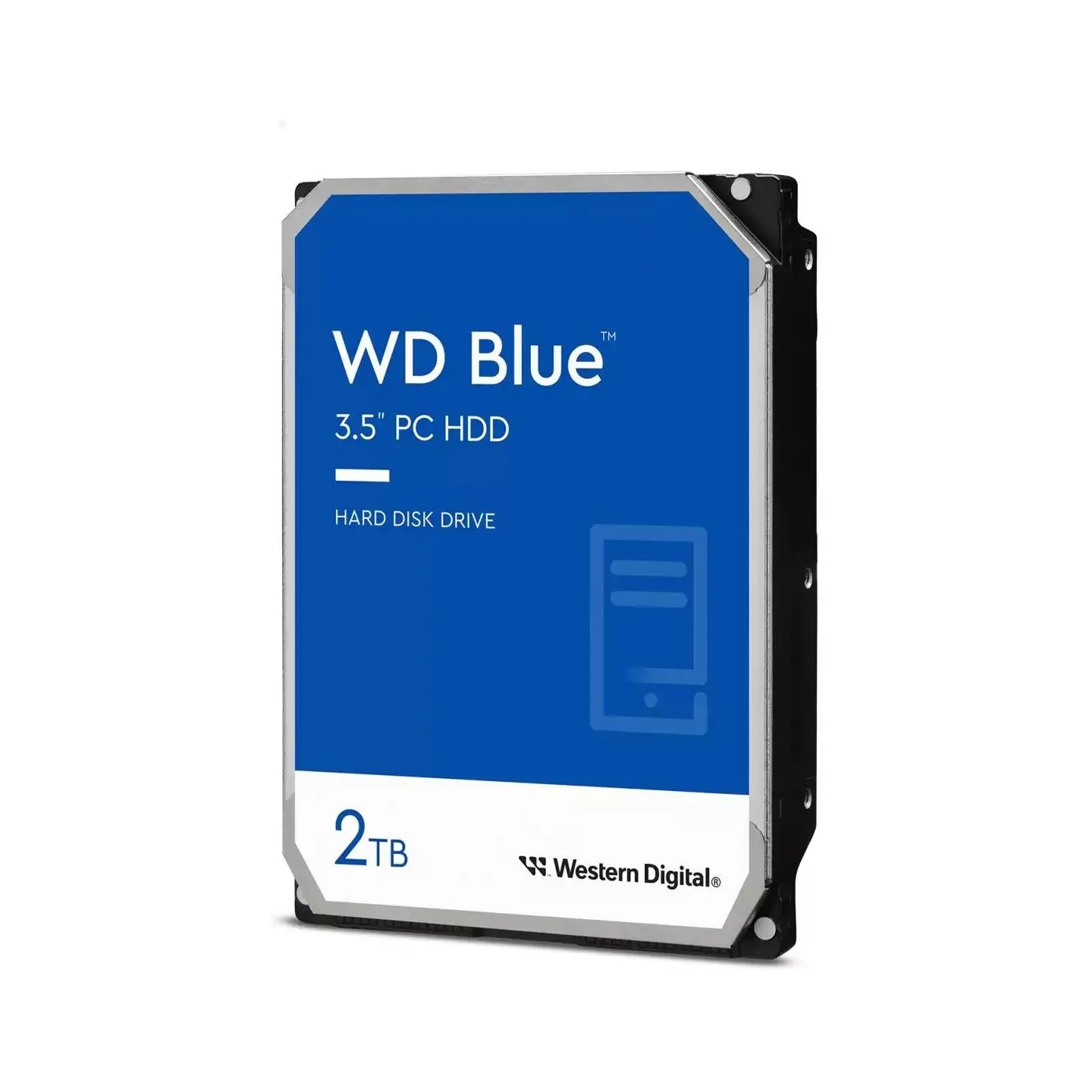 WD HDD|WESTERN DIGITAL|Blue|2TB|SATA 3.0|64 MB|5400 rpm|3,5"|WD20EARZ
