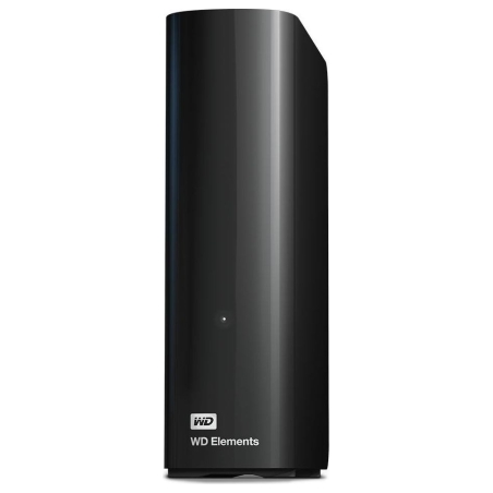 WD External HDD|WESTERN DIGITAL|Elements Desktop|6TB|USB 3.0|Drives 1|Black|WDBWLG0060HBK-EESN