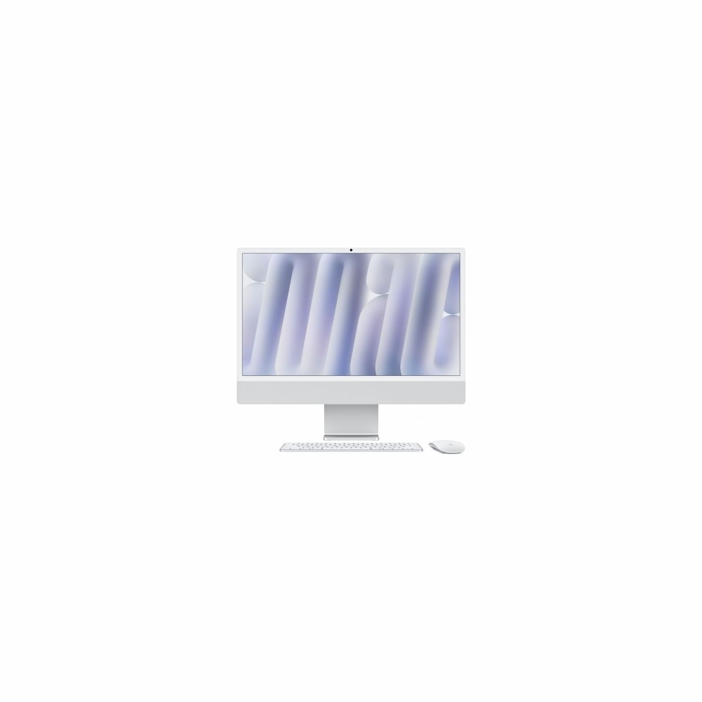 Apple iMac 24 inch: M4 10/10, 16GB, 512GB SSD - Silver