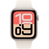 Apple Watch SE 3 GPS+Cellular 44mm Starlight Aluminium Case with Starlight Sport Band - S/M