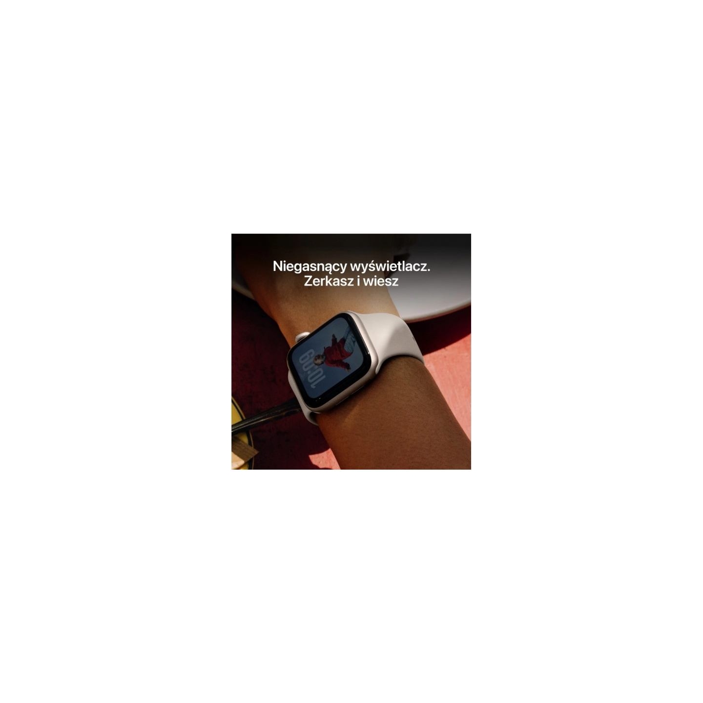 Apple Watch SE 3 GPS+Cellular 44mm Starlight Aluminium Case with Starlight Sport Band - S/M