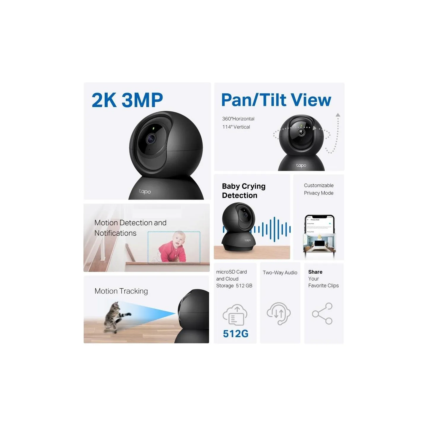 Tp-Link WRL CAMERA PAN/TILT/TAPO C211 TP-LINK
