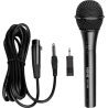 Sven Microphone SVEN MK-100 (Wired, dynamic, metal, cable 4.0 m, 6.3/3.5mm Jack, cardioid, black)