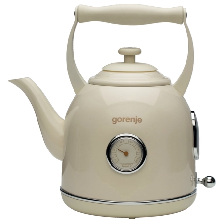 Gorenje | Kettle | K17CLIN | Electric | 2000 W | 1.7 L | Plastic/Metal | 360° rotational base | Beige