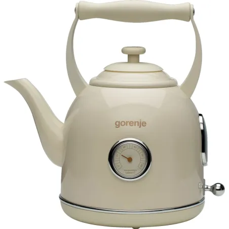 Gorenje | Kettle | K17CLIN | Electric | 2000 W | 1.7 L | Plastic/Metal | 360° rotational base | Beige