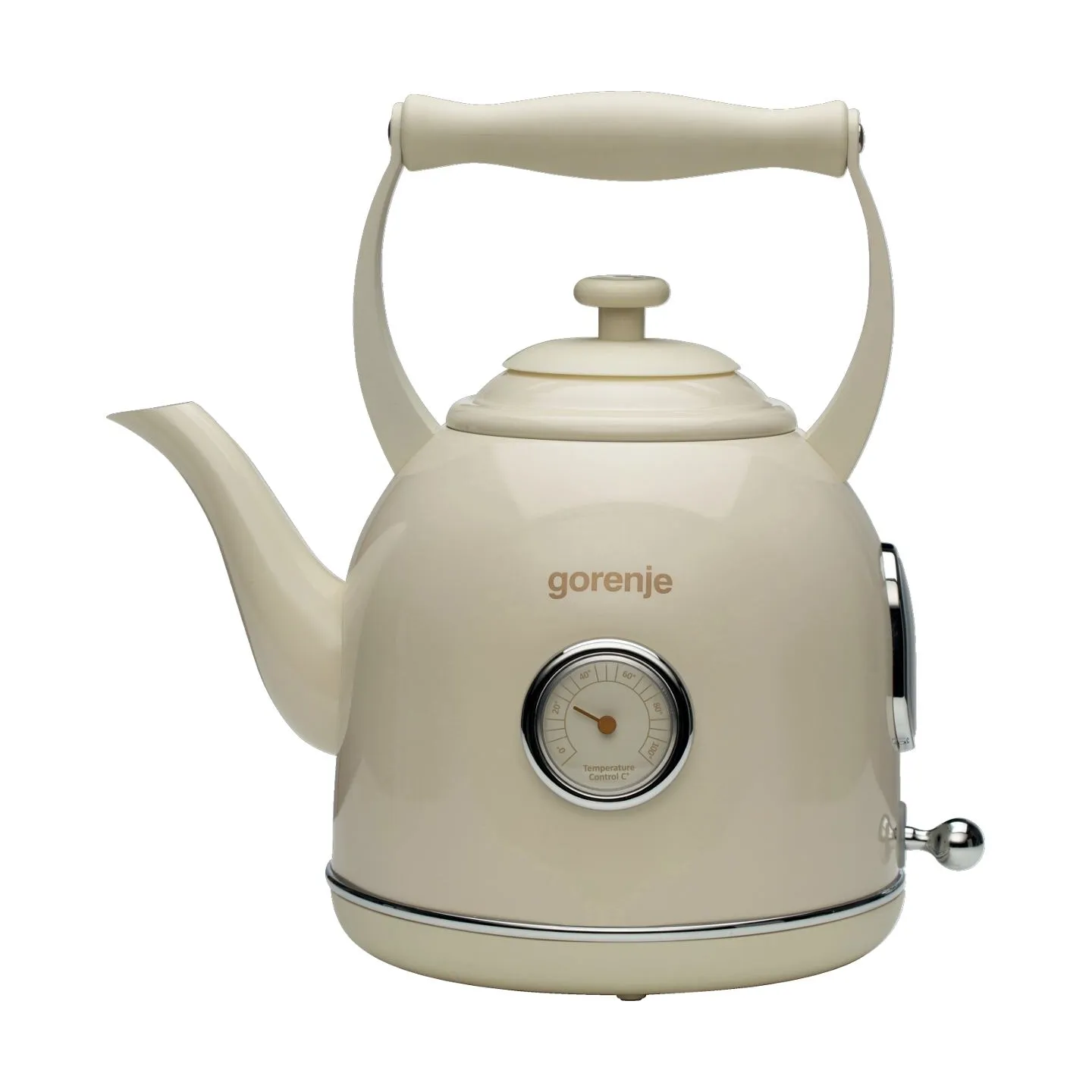 Gorenje | Kettle | K17CLIN | Electric | 2000 W | 1.7 L | Plastic/Metal | 360° rotational base | Beige
