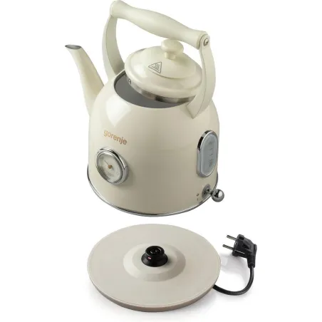 Gorenje | Kettle | K17CLIN | Electric | 2000 W | 1.7 L | Plastic/Metal | 360° rotational base | Beige