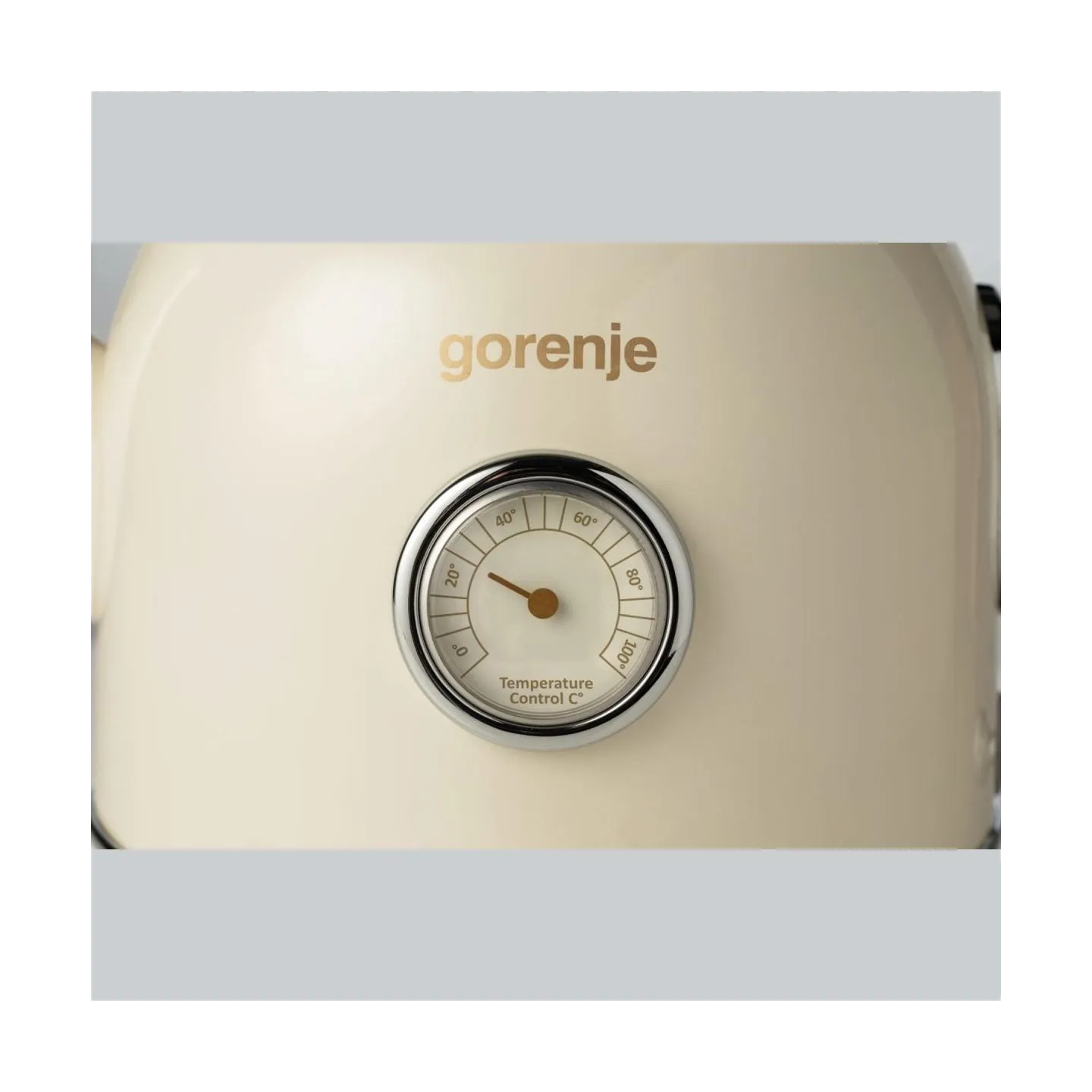 Gorenje | Kettle | K17CLIN | Electric | 2000 W | 1.7 L | Plastic/Metal | 360° rotational base | Beige