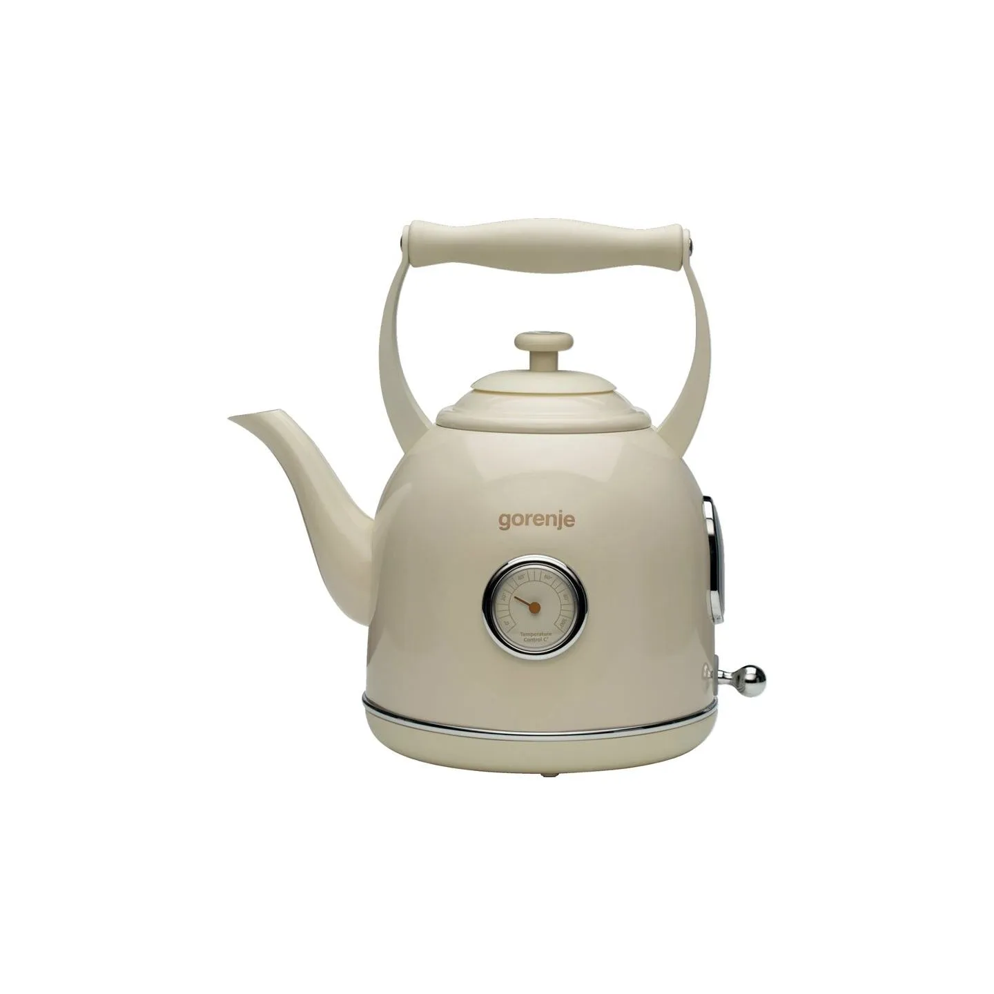 Gorenje | Kettle | K17CLIN | Electric | 2000 W | 1.7 L | Plastic/Metal | 360° rotational base | Beige