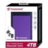 Transcend External HDD|TRANSCEND|StoreJet|4TB|USB 3.0|Colour Purple|TS4TSJ25H3P
