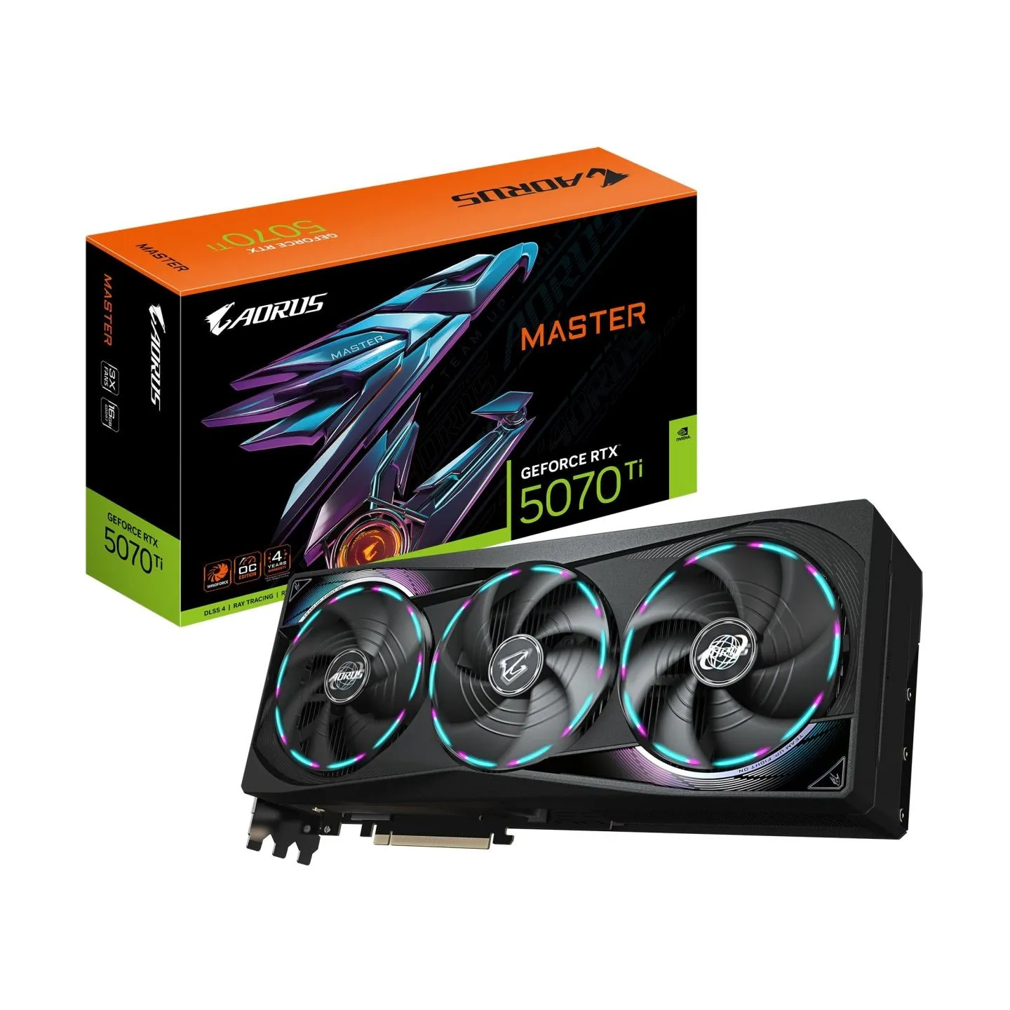 Gigabyte Graphics Card|GIGABYTE|NVIDIA GeForce RTX 5070 Ti|16 GB|GDDR7|256 bit|PCIE 5.0 16x|GPU 2670 MHz|Dual Slot Fansink|1xHDM