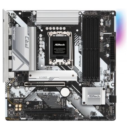 Asrock Motherboard B760M Pro RS s1700 4DDR5 DP/HDMI mATX