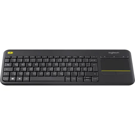 Logitech Wireless Touch Keyboard k400 plus black DE Layout / 920-007127